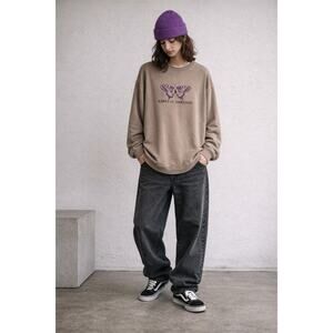 Darkside Snowboards Vermont Moth Embroidered Sweatshirt XL Gorpcore Killington